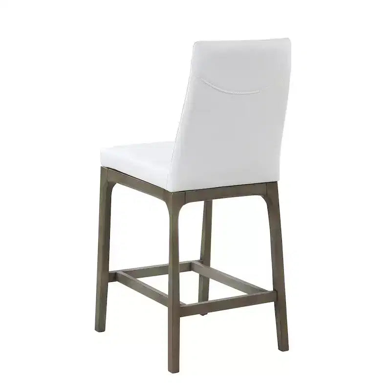 Chintaly Imports, Sgabello da bancone moderno, Base in legno massello