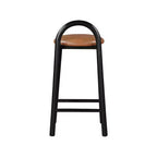 Meridian Furniture, Sgabello Calvin in ecopelle color Cognac