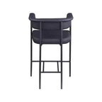 Meridian Furniture, Sgabello da bancone Malin in tessuto Bouclé, set da 2