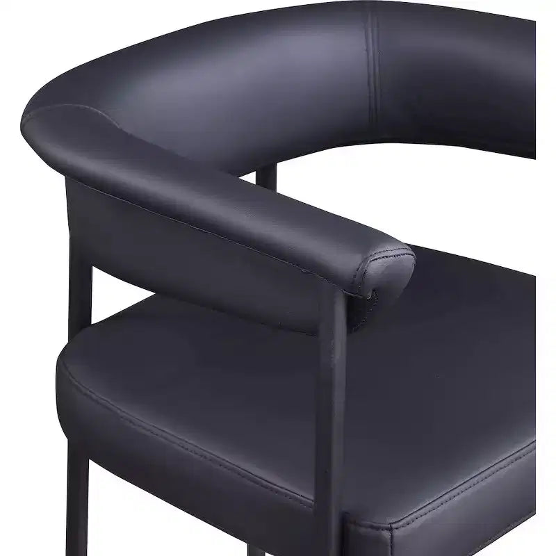 Meridian Furniture, Sgabello da bancone Malin in tessuto Bouclé, set da 2
