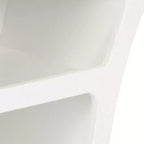 Mensola a Muro in Legno Scultorea Geometrica Asimmetrica Design Contemporaneo per Casa Ufficio Camera da Letto o Soggiorno Unità Organizzativa Espositiva