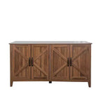 GDFStudio Leonie Credenza Rustica da 150 cm Mobile Contenitore a 4 Ante con Ripiani Regolabili