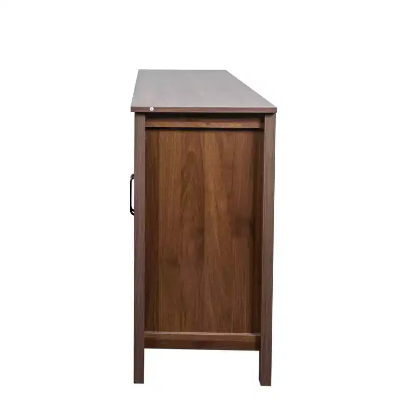GDFStudio Leonie Credenza Rustica da 150 cm Mobile Contenitore a 4 Ante con Ripiani Regolabili