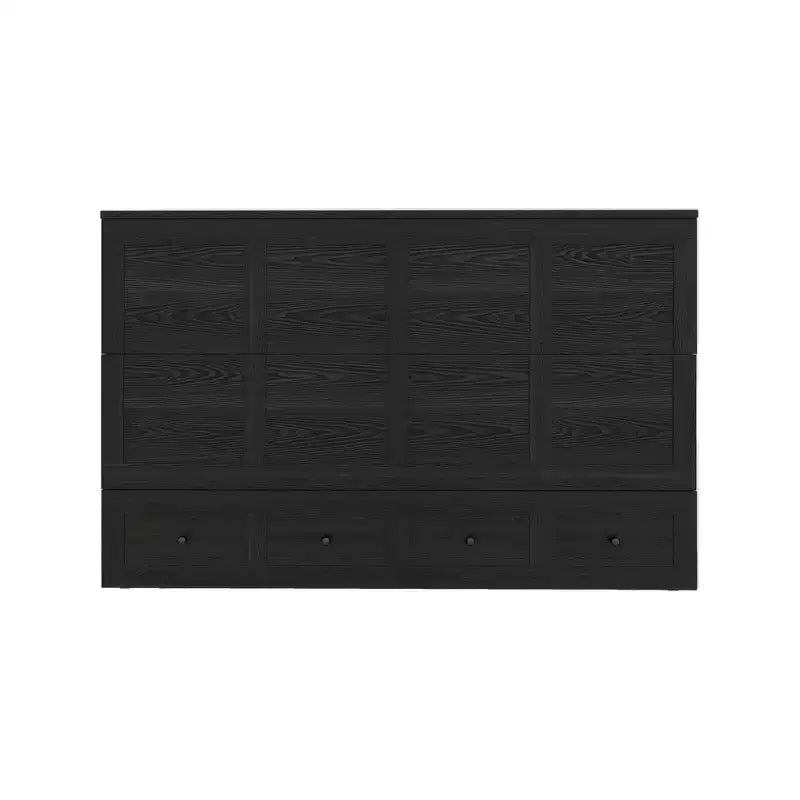 Letto a scomparsa Keloyid Haimyy Queen con struttura in legno massiccio, caricatore integrato e cassetto robusto