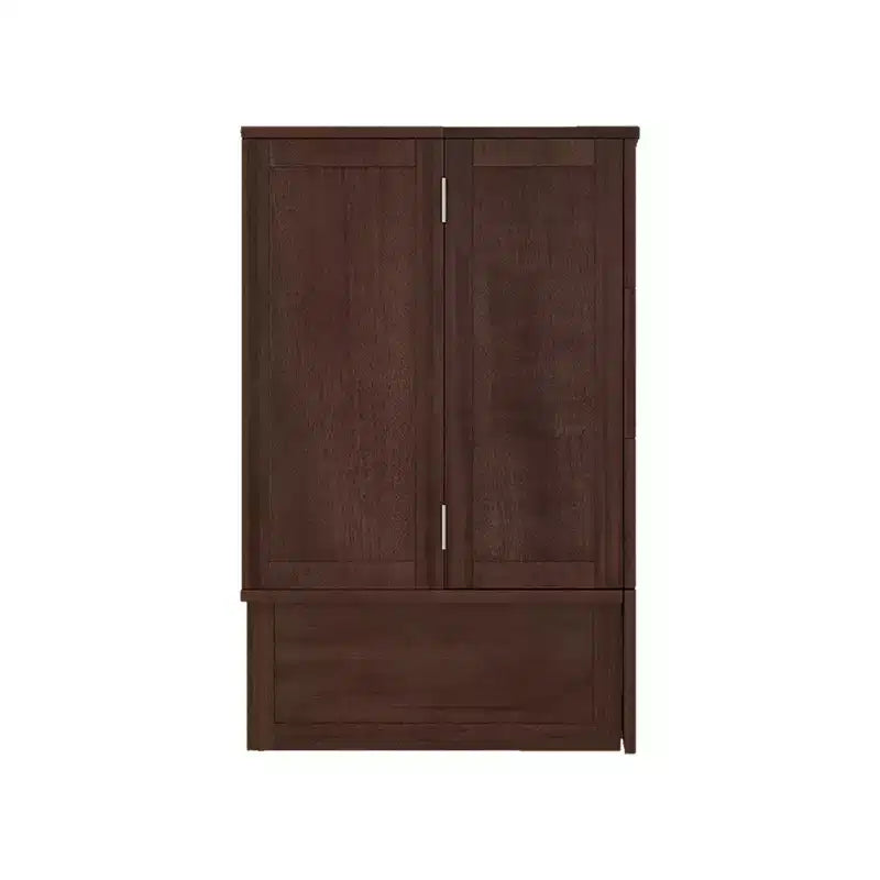 Letto a scomparsa Keloyid Haimyy Queen con struttura in legno massiccio, caricatore integrato e cassetto robusto