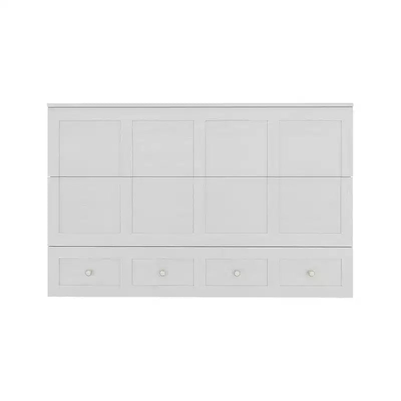 Letto a scomparsa Keloyid Haimyy Queen con struttura in legno massiccio, caricatore integrato e cassetto robusto