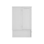 Letto a scomparsa Keloyid Haimyy Queen con struttura in legno massiccio, caricatore integrato e cassetto robusto