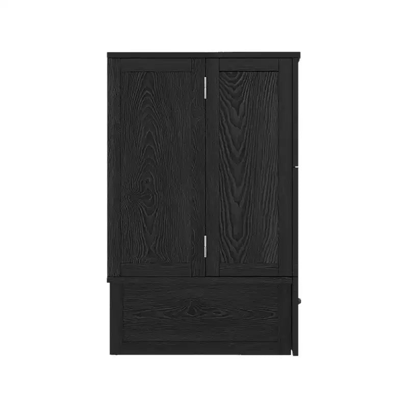 Letto a scomparsa Keloyid Haimyy Queen con struttura in legno massiccio, caricatore integrato e cassetto robusto