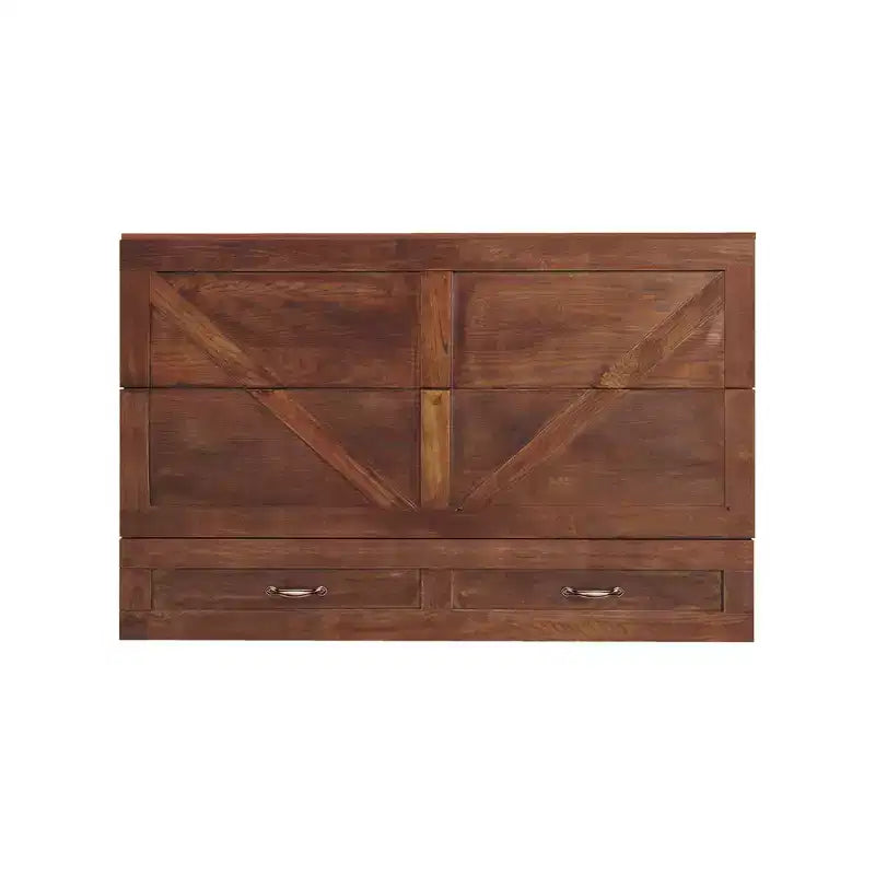 Letto a scomparsa Keloyid Haimyy Queen con struttura in legno massiccio, caricatore integrato e cassetto robusto