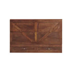 Letto a scomparsa Keloyid Haimyy Queen con struttura in legno massiccio, caricatore integrato e cassetto robusto