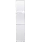 Dispensa AndMakers in legno bianco da 40 cm con cassetti