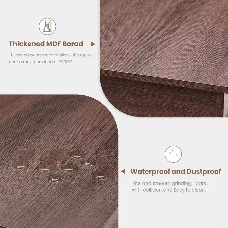Tavolo da pranzo per 6-8 persone, tavolo da pranzo lungo 180 cm con robusta struttura in legno, grande tavolo da pranzo rettangolare per soggiorno, cucina, sala da pranzo