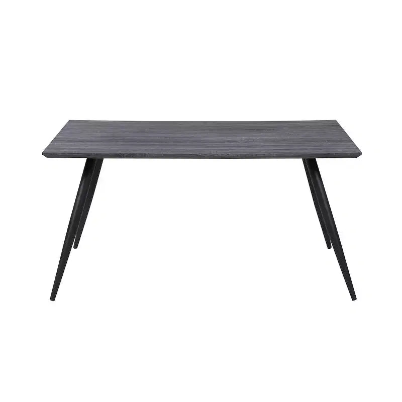 Chintaly Imports, tavolo da pranzo contemporaneo con piano in legno melaminico