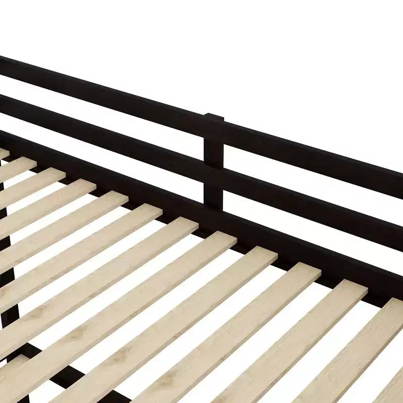 Letto a castello singolo su singolo con letto estraibile e scale con vani portaoggetti, letto a castello in legno con sponde di sicurezza a tutta lunghezza