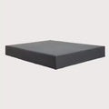 Purple Flat Foundation Low Profile 5 Bed Base with Steel Frame, 2000 lbs Weight Capacity and 14 Slats & Zip-On Cover, Gray