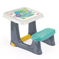 Dolu Childrens Study Desk Kids Activity Table, Chair, and Footrest, Multicolor