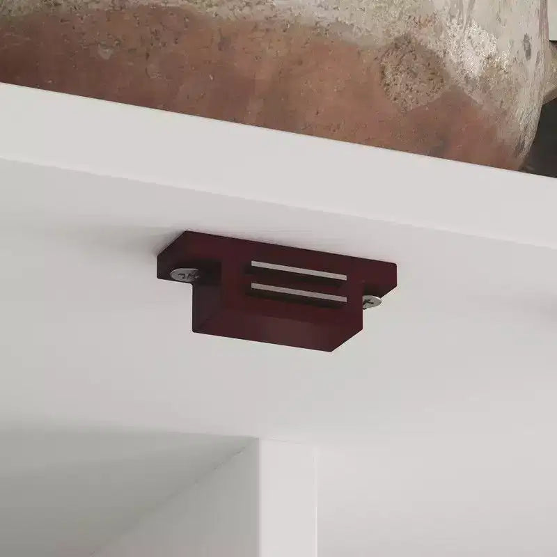 Mobiletto da bagno Famapy moderno minimalista a doppia anta con contenitore girevole, organizzatore per il trucco per bagno e spogliatoio
