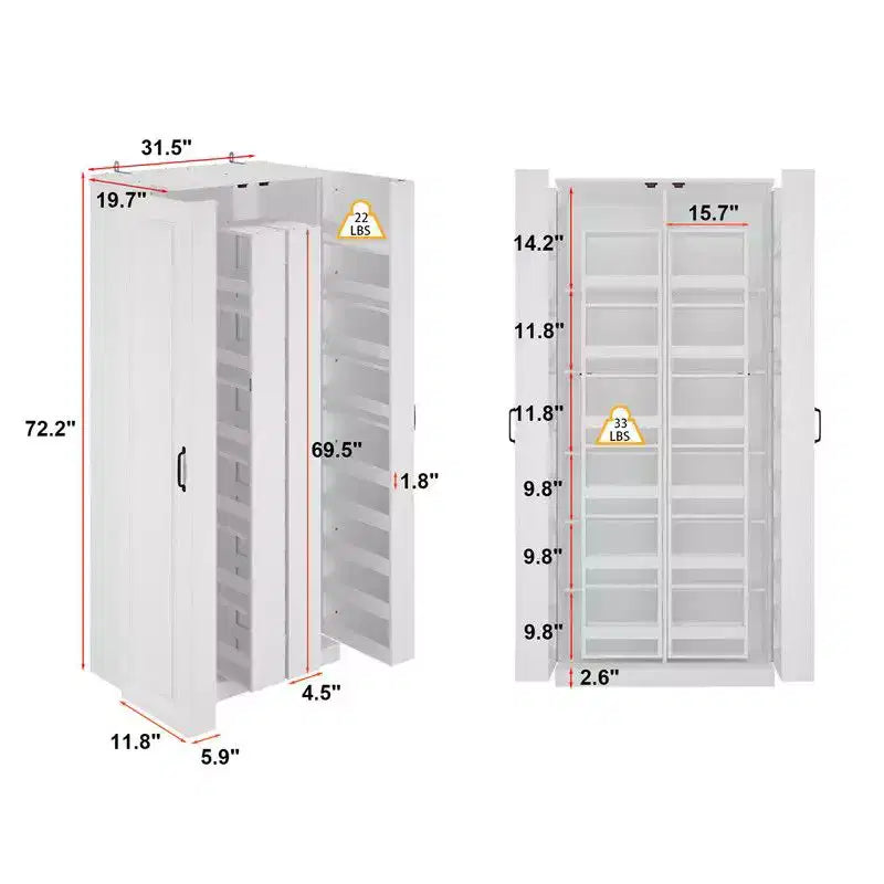 Mobiletto da bagno Famapy moderno minimalista a doppia anta con contenitore girevole, organizzatore per il trucco per bagno e spogliatoio