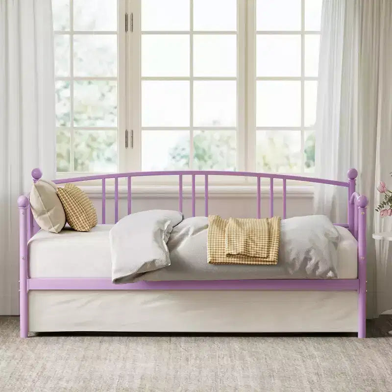Divano Letto Singolo Senza Materasso Estraibile, Divano Letto Matrimoniale in Metallo, Supporto a Doghe in Acciaio Resistente, per Soggiorni, Camere da Letto, Nessun Materasso a Molle Richiesto