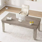 Tavolo da pranzo per 6-8 persone, tavolo da pranzo rettangolare in stile rustico da 180 cm, tavolo da pranzo rustico in legno per soggiorno, ristorante