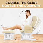 Set Glider e Ottomana da Cameretta Home Imports Emporium per Allattamento e Relax