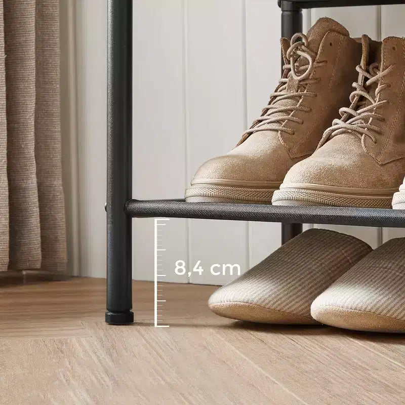 Scarpiera, Scarpiera a 4/5 Livelli per 12-16 Paia di Scarpe, Organizzatore di Scarpe per Ingresso