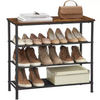 Scarpiera, Scarpiera a 4/5 Livelli per 12-16 Paia di Scarpe, Organizzatore di Scarpe per Ingresso