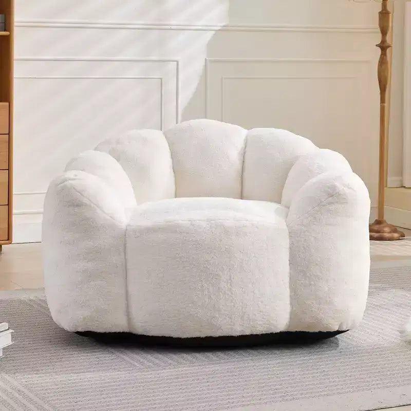 Poltrona a Sacco Moderna Okak, Poltrone a Botte con Memory Foam, Poltrona Piccola da Salotto, Ufficio, Appartamento
