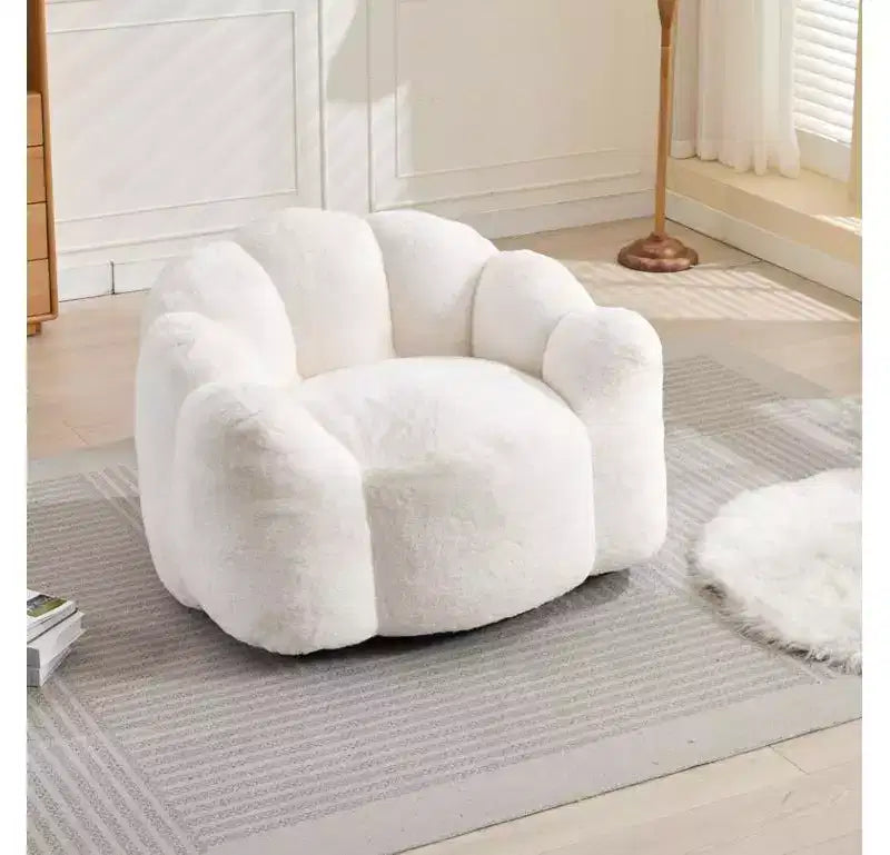 Poltrona a Sacco Moderna Okak, Poltrone a Botte con Memory Foam, Poltrona Piccola da Salotto, Ufficio, Appartamento