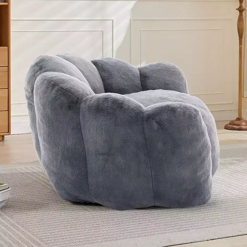 Poltrona a Sacco Moderna Okak, Poltrone a Botte con Memory Foam, Poltrona Piccola da Salotto, Ufficio, Appartamento