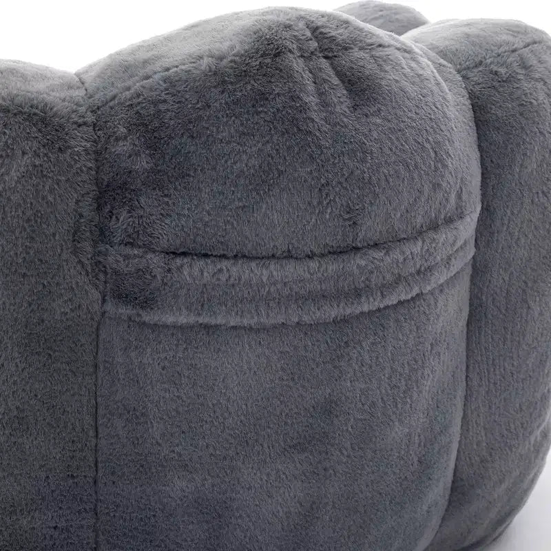 Poltrona a Sacco Moderna Okak, Poltrone a Botte con Memory Foam, Poltrona Piccola da Salotto, Ufficio, Appartamento