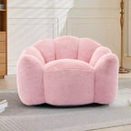 Poltrona a Sacco Moderna Okak, Poltrone a Botte con Memory Foam, Poltrona Piccola da Salotto, Ufficio, Appartamento