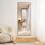 Okak Specchio a figura intera 70*31in infrangibile con cornice in lega di alluminio, specchio da parete ad alta definizione, specchio per camera da letto, soggiorno