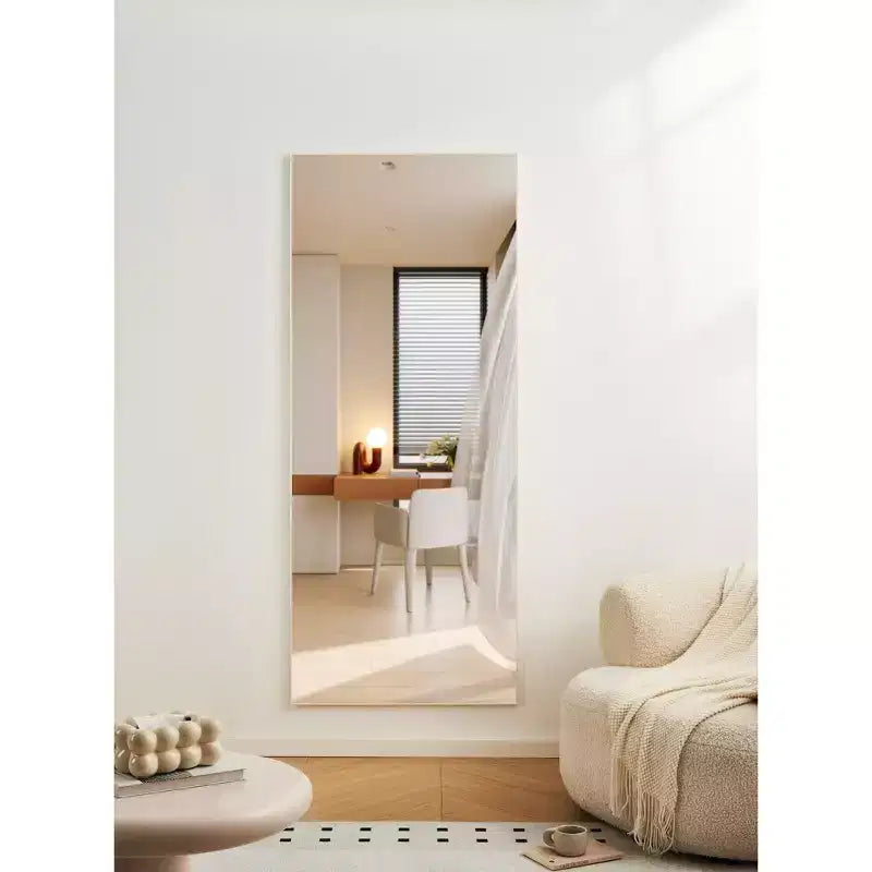 Okak Specchio a figura intera 70*31in infrangibile con cornice in lega di alluminio, specchio da parete ad alta definizione, specchio per camera da letto, soggiorno