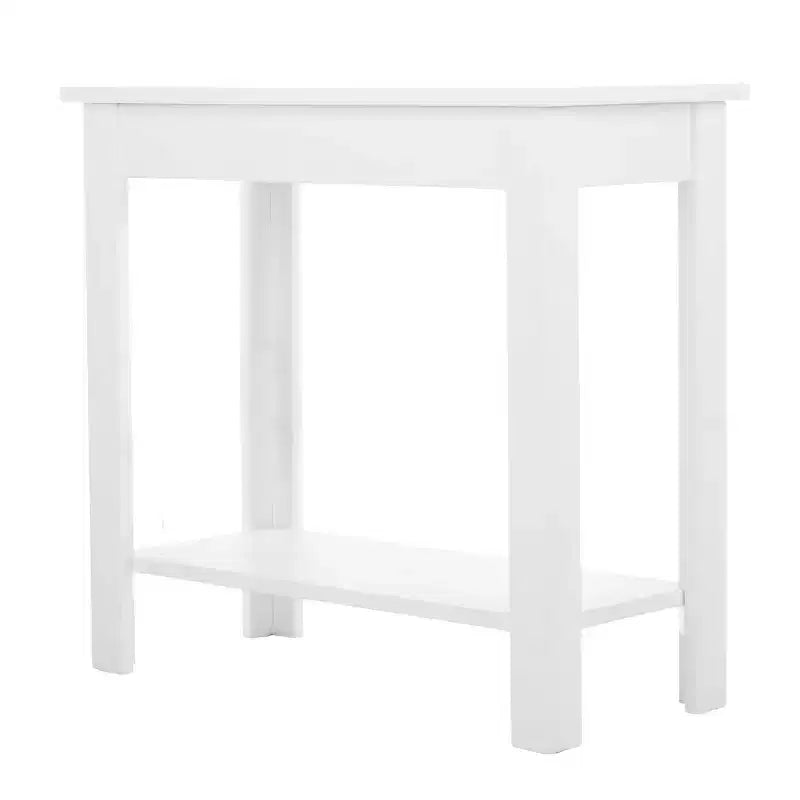 Lavish Home Narrow End Table with Charging Station