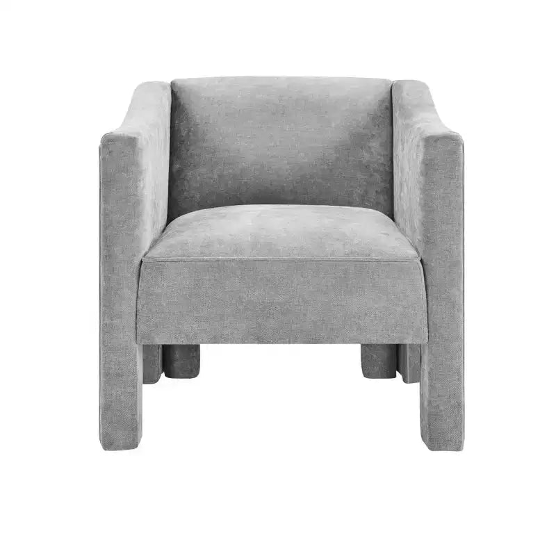 Christopher Knight Home Adela Sedia da salotto moderna americana in ciniglia con schienale a botte