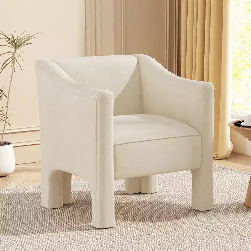 Christopher Knight Home Adela Sedia da salotto moderna americana in ciniglia con schienale a botte