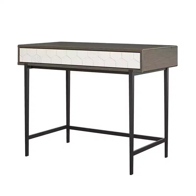 GDFStudio Moulton Modern 39 Scrivania per computer con gambe in metallo