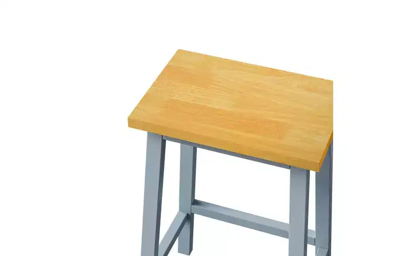 EHMKNP Set di 2 sgabelli da bar alti 65 cm, sgabelli da cucina con poggiapiedi, sgabelli da fattoria per sala da pranzo, cucina, bancone