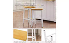 EHMKNP Set di 2 sgabelli da bar alti 65 cm, sgabelli da cucina con poggiapiedi, sgabelli da fattoria per sala da pranzo, cucina, bancone
