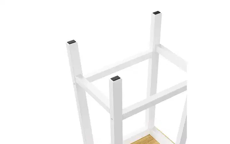 EHMKNP Set di 2 sgabelli da bar alti 65 cm, sgabelli da cucina con poggiapiedi, sgabelli da fattoria per sala da pranzo, cucina, bancone