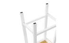 EHMKNP Set di 2 sgabelli da bar alti 65 cm, sgabelli da cucina con poggiapiedi, sgabelli da fattoria per sala da pranzo, cucina, bancone