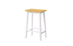 EHMKNP Set di 2 sgabelli da bar alti 65 cm, sgabelli da cucina con poggiapiedi, sgabelli da fattoria per sala da pranzo, cucina, bancone