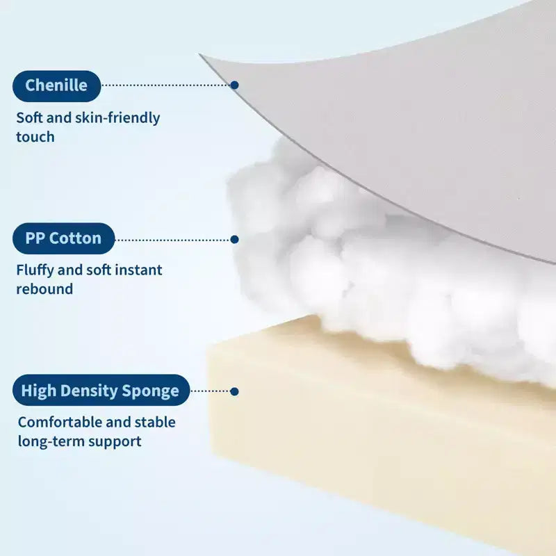 Poltrona reclinabile oversize GustoWave per adulti con massaggio e calore, divano reclinabile imbottito in tessuto traspirante per soggiorno