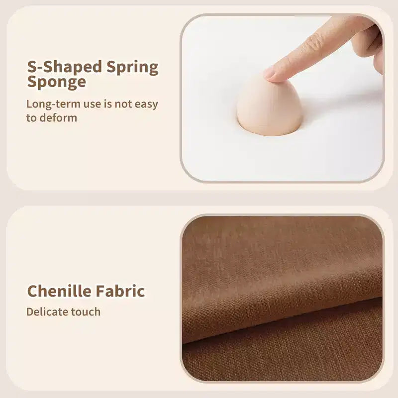 GustoWave Poltrona Moderna da Salotto con Struttura in Legno, Comoda Poltrona Singola da Lettura per Soggiorno, Camera da Letto, Appartamento