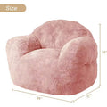 Touch Bean Bag Chair, 320GSM Polyester Accent Chair with High-Resilience Sponge Fill, Ultra Soft Lounge Chair for Living Room, Bedroom