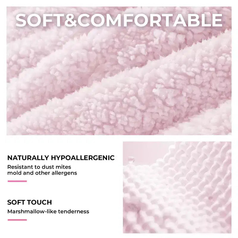 Struttura letto imbottita con piattaforma per bambini/ragazze con testiera a fiori e illuminazione integrata, letto in tessuto bouclé con cassetti portaoggetti, rosa/bianco