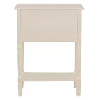 Tavolino Console Stretto Bellemave, Tavolino da Divano Sottile con Tre Cassetti e Ripiano Inferiore, Beige