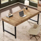 Scrivania Direzionale Lantine 55 per Home Office, Scrivania Semplice per Computer/Laptop con Gambe in Metallo, Tavolo da Scrittura Postazione da Lavoro