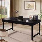 Scrivania Direzionale Lantine 55 per Home Office, Scrivania Semplice per Computer/Laptop con Gambe in Metallo, Tavolo da Scrittura Postazione da Lavoro